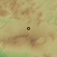 Shaded relief of the 59 km around Chalchuapa, drawn from the GMTED2010 grid