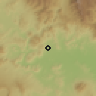 Shaded relief of the 59 km around Nueva Concepción, drawn from the GMTED2010 grid