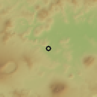 Shaded relief of the 59 km around San Pablo Tacachico, drawn from the GMTED2010 grid
