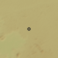 Shaded relief of the 60 km around Nsang, drawn from the GMTED2010 grid