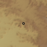 Shaded relief of the 59 km around Keren, drawn from the GMTED2010 grid