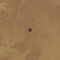 Shaded relief of the 59 km around Āddī Ugrī, drawn from the GMTED2010 grid