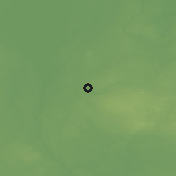 Shaded relief of the 46 km around Aakre, drawn from the GMTED2010 grid
