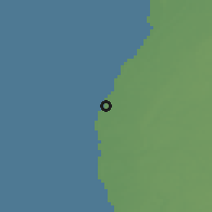 Shaded relief of the 46 km around Ikla, drawn from the GMTED2010 grid