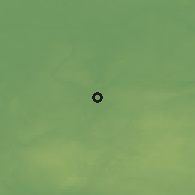 Shaded relief of the 46 km around Illi, drawn from the GMTED2010 grid