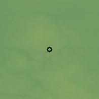 Shaded relief of the 46 km around Jämejala, drawn from the GMTED2010 grid