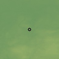 Shaded relief of the 46 km around Käärdi, drawn from the GMTED2010 grid