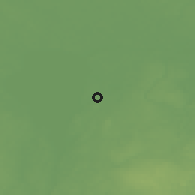 Shaded relief of the 46 km around Kaarlijärve, drawn from the GMTED2010 grid