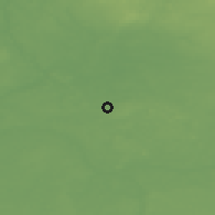 Shaded relief of the 46 km around Karula, drawn from the GMTED2010 grid