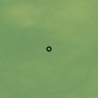 Shaded relief of the 46 km around Kobela, drawn from the GMTED2010 grid