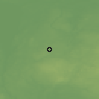 Shaded relief of the 46 km around Kōduküla, drawn from the GMTED2010 grid
