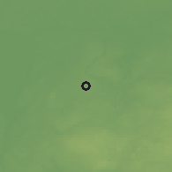 Shaded relief of the 46 km around Konguta, drawn from the GMTED2010 grid