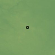 Shaded relief of the 46 km around Anikatsi, drawn from the GMTED2010 grid