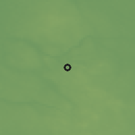 Shaded relief of the 46 km around Loodi, drawn from the GMTED2010 grid
