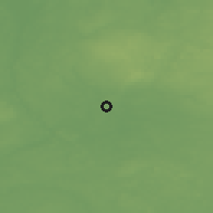Shaded relief of the 46 km around Lossiküla, drawn from the GMTED2010 grid