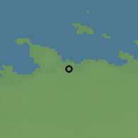 Shaded relief of the 46 km around Maardu, drawn from the GMTED2010 grid