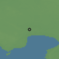 Shaded relief of the 46 km around Malda, drawn from the GMTED2010 grid