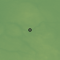 Shaded relief of the 46 km around Matapera, drawn from the GMTED2010 grid