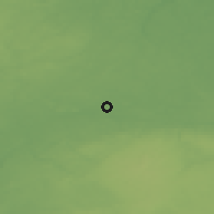 Shaded relief of the 46 km around Navi, drawn from the GMTED2010 grid
