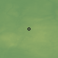Shaded relief of the 46 km around Nōuni, drawn from the GMTED2010 grid