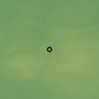 Shaded relief of the 46 km around Päidla, drawn from the GMTED2010 grid