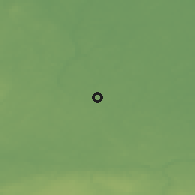 Shaded relief of the 46 km around Partsi, drawn from the GMTED2010 grid