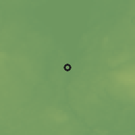 Shaded relief of the 46 km around Pikasilla, drawn from the GMTED2010 grid