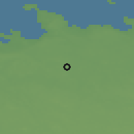 Shaded relief of the 46 km around Aaviku, drawn from the GMTED2010 grid