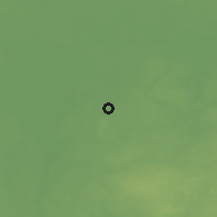 Shaded relief of the 46 km around Rannu, drawn from the GMTED2010 grid
