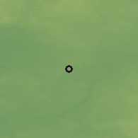 Shaded relief of the 46 km around Rimmi, drawn from the GMTED2010 grid