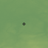 Shaded relief of the 46 km around Rōhu, drawn from the GMTED2010 grid