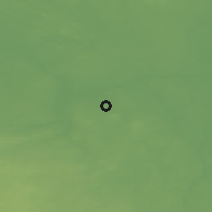 Shaded relief of the 46 km around Roiu, drawn from the GMTED2010 grid