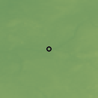Shaded relief of the 46 km around Saru, drawn from the GMTED2010 grid