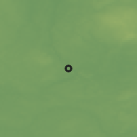 Shaded relief of the 46 km around Sooru, drawn from the GMTED2010 grid