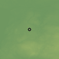 Shaded relief of the 46 km around Tammiste, drawn from the GMTED2010 grid
