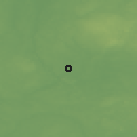 Shaded relief of the 46 km around Tōlliste, drawn from the GMTED2010 grid