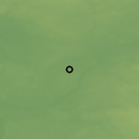Shaded relief of the 46 km around Tsooru, drawn from the GMTED2010 grid
