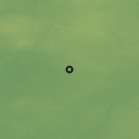 Shaded relief of the 46 km around Uue-Antsla, drawn from the GMTED2010 grid