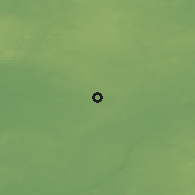 Shaded relief of the 46 km around Vaabina, drawn from the GMTED2010 grid