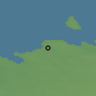 Shaded relief of the 46 km around Vääna-Jōesuu, drawn from the GMTED2010 grid