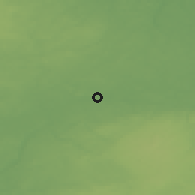 Shaded relief of the 46 km around Vagula, drawn from the GMTED2010 grid