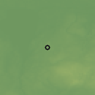 Shaded relief of the 46 km around Valguta, drawn from the GMTED2010 grid