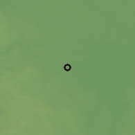 Shaded relief of the 46 km around Väluste, drawn from the GMTED2010 grid