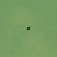 Shaded relief of the 46 km around Vardja, drawn from the GMTED2010 grid