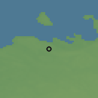 Shaded relief of the 46 km around Vatsla, drawn from the GMTED2010 grid