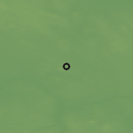 Shaded relief of the 46 km around Vedu, drawn from the GMTED2010 grid