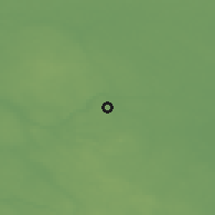 Shaded relief of the 46 km around Verilaske, drawn from the GMTED2010 grid