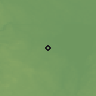 Shaded relief of the 46 km around Villa, drawn from the GMTED2010 grid