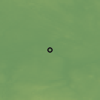 Shaded relief of the 46 km around Vorbuse, drawn from the GMTED2010 grid