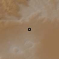 Shaded relief of the 60 km around Asgori, drawn from the GMTED2010 grid